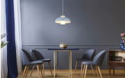 Pendelleuchte Lowe, blau