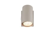 Wandleuchte Robby, sandfarbig