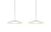 LED-Pendelleuchte Lampone, weiß, 3-flammig