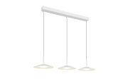 LED-Pendelleuchte Lampone, weiß, 3-flammig