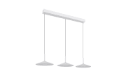 LED-Pendelleuchte Lampone, weiß, 3-flammig