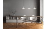 LED-Pendelleuchte Lampone, weiß, 3-flammig