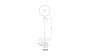 LED-Pendelleuchte Lampone, schwarz, 1-flammig