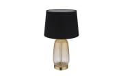 Tischleuchte Classy, amberfarbig/schwarz