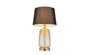 Tischleuchte Classy, amberfarbig/schwarz