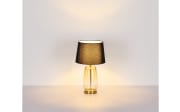 Tischleuchte Classy, amberfarbig/schwarz
