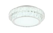 LED-Deckenleuchte Klara, transparent, 40 cm, inkl. CCT und Fernbedienung