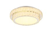 LED-Deckenleuchte Klara, transparent, 40 cm, inkl. CCT und Fernbedienung