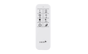 LED-Deckenleuchte Klara, transparent, 40 cm, inkl. CCT und Fernbedienung