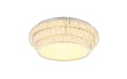 LED-Deckenleuchte Klara, transparent, 50 cm, inkl. CCT und Fernbedienung