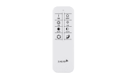 LED-Deckenleuchte Klara, transparent, 60 cm, inkl. CCT und Fernbedienung