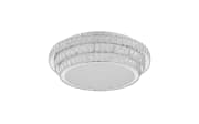 LED-Deckenleuchte Klara, transparent, 60 cm, inkl. CCT und Fernbedienung
