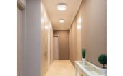 LED-Deckenleuchte Klara, transparent, 60 cm, inkl. CCT und Fernbedienung