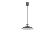 LED-Pendelleuchte Rocha, grau