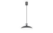LED-Pendelleuchte Rocha, grau