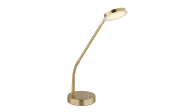 LED-Tischleuchte Silvio, messing, inkl. Memoryfunktion