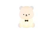 Akku-Tischleuchte Teddy, weiß, inkl. RGB-Farbwechsler