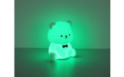 Akku-Tischleuchte Teddy, weiß, inkl. RGB-Farbwechsler