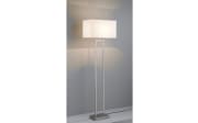 LED-Standleuchte Domo, nickel/weiß, 150 cm
