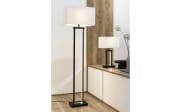 LED-Tischleuchte Domo in schwarz/weiß, 55 cm
