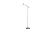 Standleuchte Marie in nickel, 150 cm
