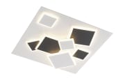 LED-Deckenleuchte New Step, schwarz/weiß, 45 cm