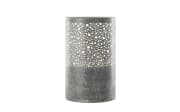 Tischleuchte Vintage, grau, 25 cm