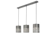 Pendelleuchte Rusty, grau, 100 cm