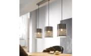 Pendelleuchte Rusty, grau, 100 cm