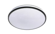 LED-Deckenleuchte Ariz CCT, schwarz/weiß, 49 cm