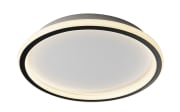 LED-Deckenleuchte Flow, schwarz/weiß, 40 cm
