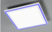 LED-Deckenleuchte Joy RGB, aluminiumfarbig/weiß, 32 cm