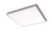 LED-Deckenleuchte Plain, weiß/silber, 42 cm