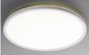 LED-Deckenleuchte Plain, weiß/silber, 42 cm
