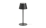 LED-Akku-Tischleuchte Provence, dunkelgrau, 31 cm