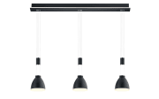 LED-Pendelleuchte Leni, schwarz, 110 cm