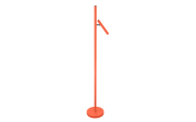 LED-Akku-Standleuchte Streak, orange, 134 cm, inkl. Tastdimmer