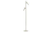 Standleuchte Streak, sandfarbig, 163 cm, inkl. Tastdimmer