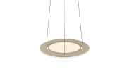 LED-Pendelleuchte Haley, sandfarbig, inkl. CCT und Höhenverstellung