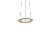LED-Pendelleuchte Haley, sandfarbig, inkl. CCT und Höhenverstellung