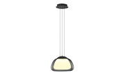 LED-Pendelleuchte Luxxo, grau, 1-flammig, inkl. Fernbedienung 