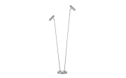 LED-Stehleuchte Tom Pro, nickel, inkl. CCT Funktion
