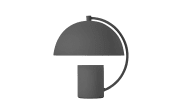 LED-Akkutischleuchte Hedda, schwarz, 17 cm, inkl. CCT und Touchdimmer 