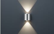 LED Wandleuchte Wales, nickel matt, 9 cm
