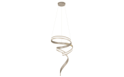 LED-Pendelleuchte Cinque Cisenna, beige
