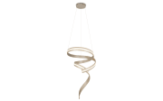 LED-Pendelleuchte Cinque Cisenna, beige