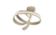 LED-Deckenleuchte Cinque Cisenna, beige