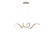 LED-Pendelleuchte Cinque Cisenna, beige
