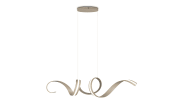 LED-Pendelleuchte Cinque Cisenna, beige