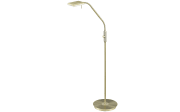 LED-Standleuchte Bergamo, messing matt, 135 cm